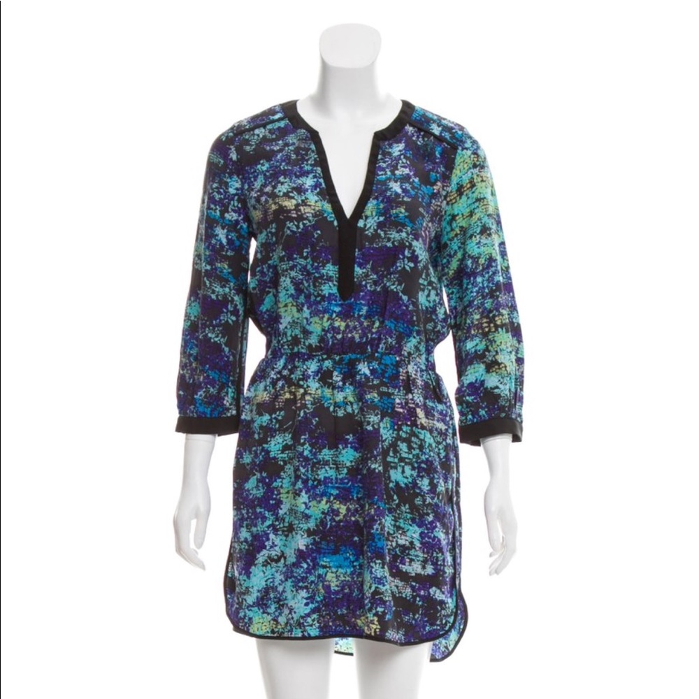 Parker Mallory Dress Large Silk